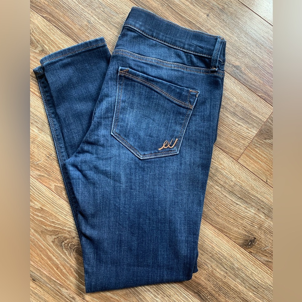 Express Dark Blue Skinny Jeans